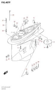 DF175Z From 17502Z-610001 (E03)  2016 drawing GEAR CASE (DF175TG:E03)