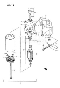 DT8C From 00802-581001 ()  1995 drawing STARTING MOTOR