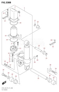 02504F-710001 (2017) 25hp P01-Gen. Export 1 (DF25A  DF25AR  DF25AT  DF25ATH) DF25A drawing TILT CYLINDER (DF25ATH:P01)