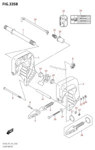 DF20A From 02002F-410001 (P01)  2014 drawing CLAMP BRACKET (DF9.9BR:P01)