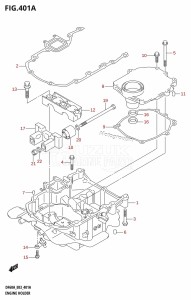 DF40A From 04003F-110001 (E03)  2011 drawing ENGINE HOLDER (DF60AT)