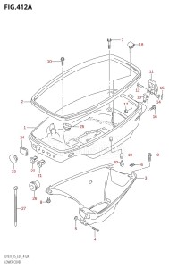 DT15 From 01501K-251001 (E36)  2002 drawing LOWER COVER