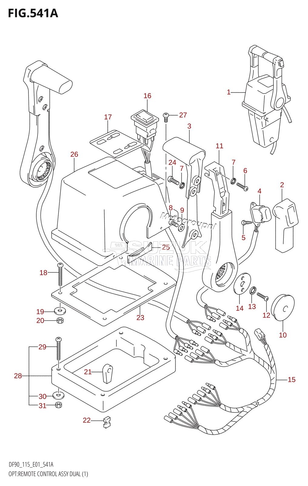 OPT:REMOTE CONTROL ASSY DUAL (1)