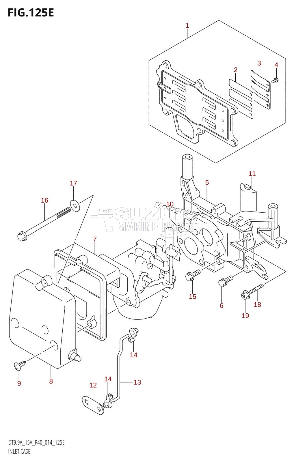 INLET CASE (DT15AK:P36)