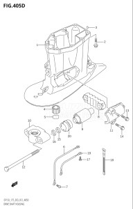 15002Z-210001 (2012) 150hp E03-USA (DF150Z) DF150Z drawing DRIVE SHAFT HOUSING (DF175Z:E03)