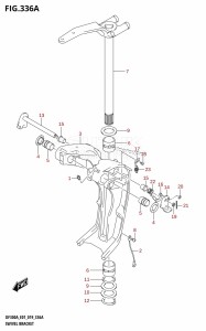 DF250AP From 25003P-910001 (E01 E40)  2019 drawing SWIVEL BRACKET