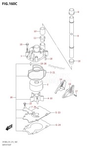 DF300A From 30002P-510001 (E01 E40)  2015 drawing WATER PUMP (DF250A:E01)