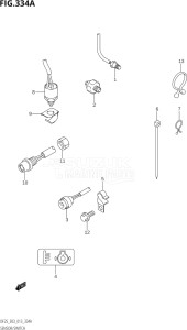 02503F-310001 (2013) 25hp E03-USA (DF25  DF25Q  DF25R) DF25 drawing SENSOR / SWITCH (DF25:E03)