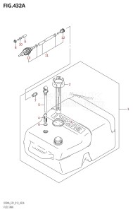 DF90A From 09003F-310001 (E01 E40)  2013 drawing FUEL TANK