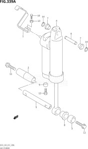 02503F-310001 (2013) 25hp E03-USA (DF25  DF25Q  DF25R) DF25 drawing GAS CYLINDER (DF25Q:E03)