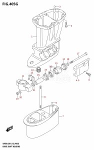 DF40A From 04003F-210001 (E01)  2012 drawing DRIVE SHAFT HOUSING (DF60A:E40)