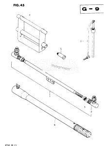 DT50 From 5002-300001 ()  1978 drawing OPT : TIE ROD