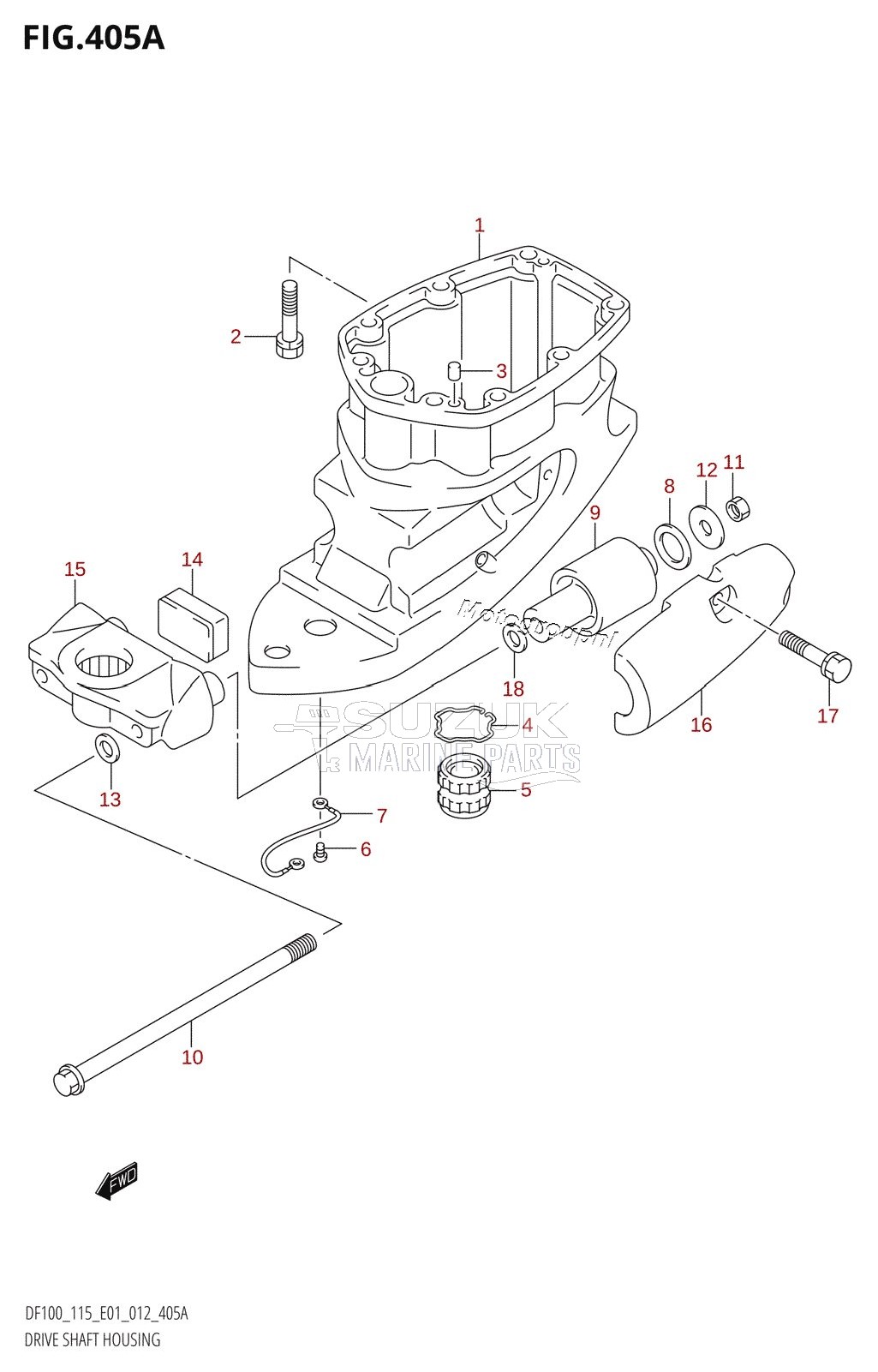 DRIVE SHAFT HOUSING