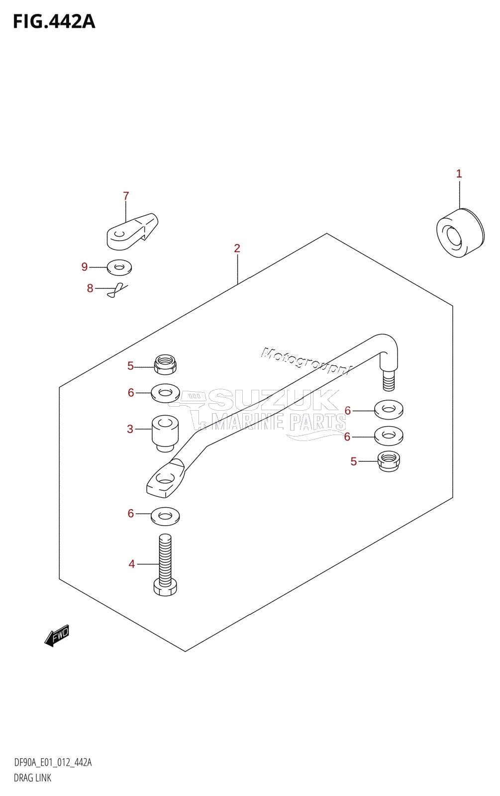 DRAG LINK (DF70A:E01)