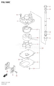 DF70A From 07003F-240001 (E11 E40)  2022 drawing WATER PUMP (E40)