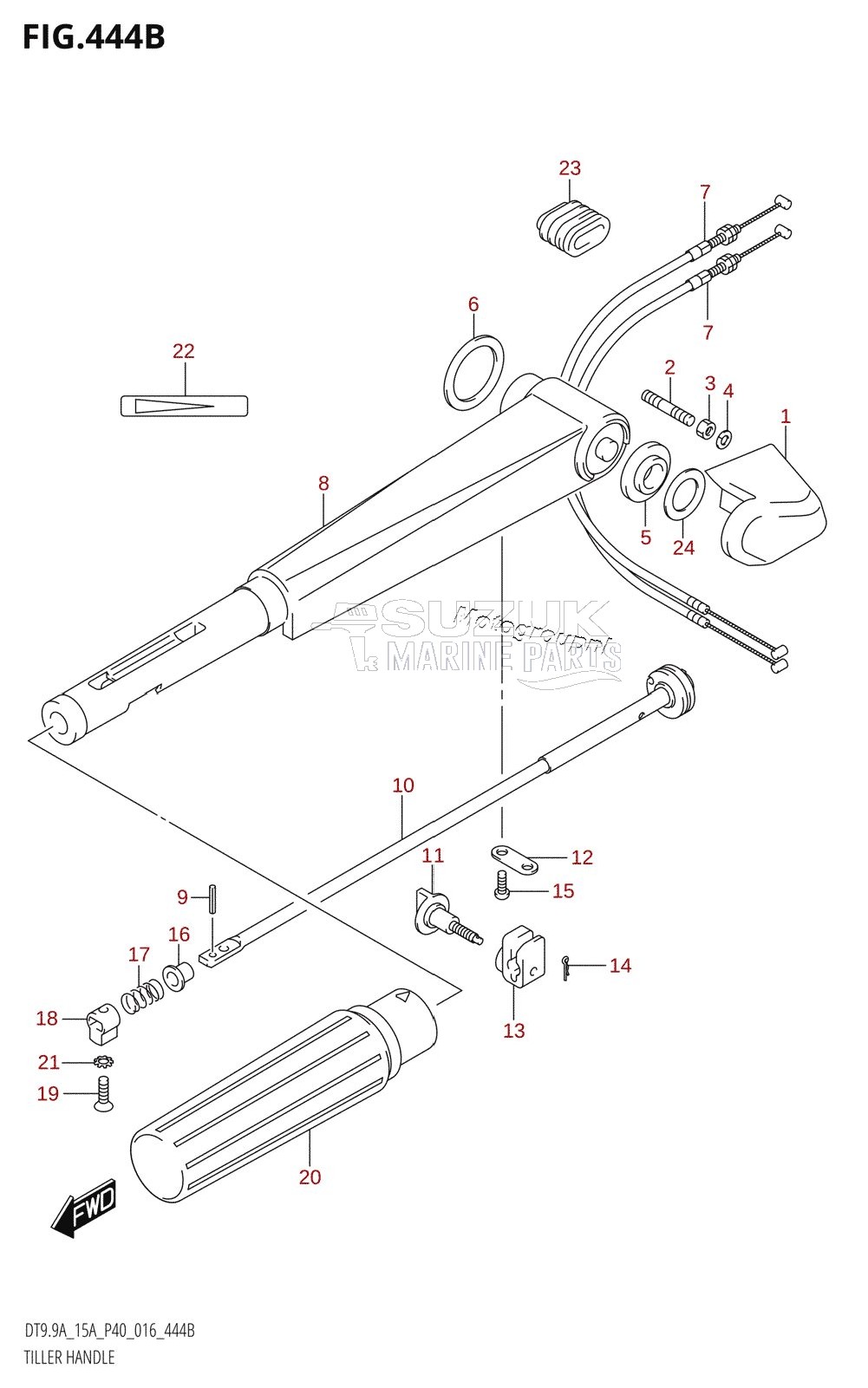 TILLER HANDLE (DT9.9A:P36)