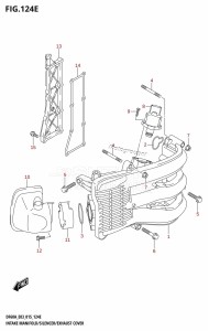 DF50A From 05003F-510001 (E03)  2015 drawing INTAKE MANIFOLD /​ SILENCER /​ EXHAUST COVER (DF60AVT:E03)