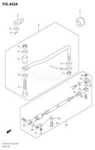 DF100A From 10003F-310001 (E01 E40)  2013 drawing DRAG LINK