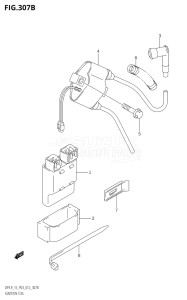 00993F-110001 (2011) 9.9hp P03-U.S.A (DF9.9T  DF9.9TH) DF9.9 drawing IGNITION COIL (DF9.9TH:P03)