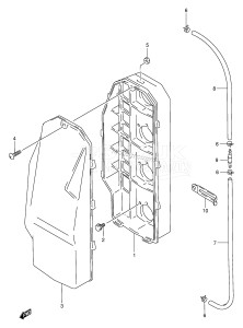 DT140 From 14002-751001 ()  1997 drawing SILENCER CASE (PLASTIC) (*)