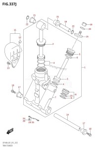 DF115AZ From 11503Z-510001 (E01 E40)  2015 drawing TRIM CYLINDER (DF140AZ:E40)