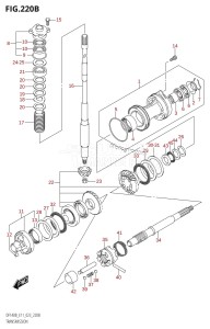 DF115BZ From 11506Z-340001 (E11 E40)  2023 drawing TRANSMISSION (DF140BZ,DF115BZ)