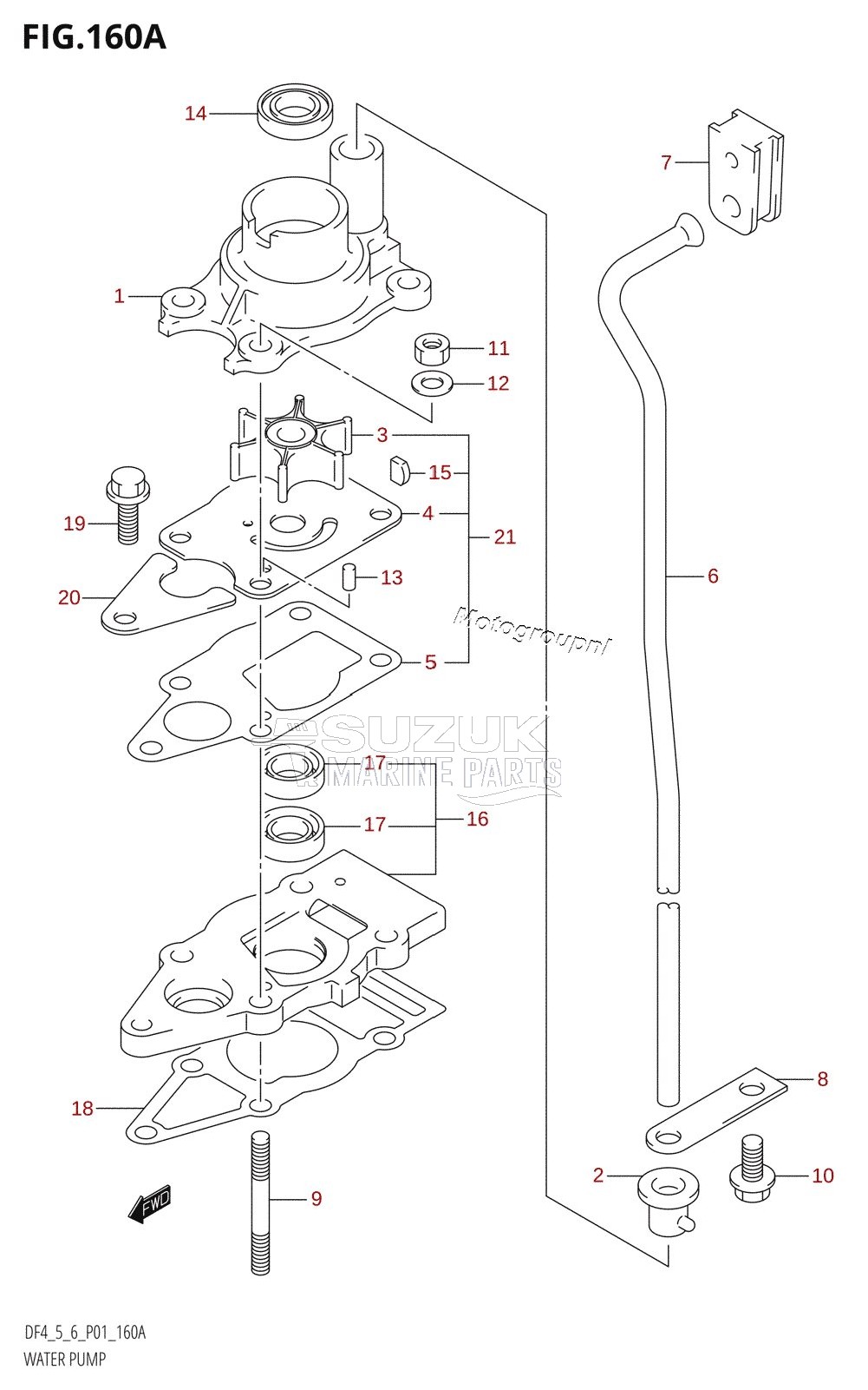 WATER PUMP (K2,K3,K4)