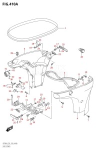 09003F-910001 (2019) 90hp E03-USA (DF90A) DF90A drawing SIDE COVER