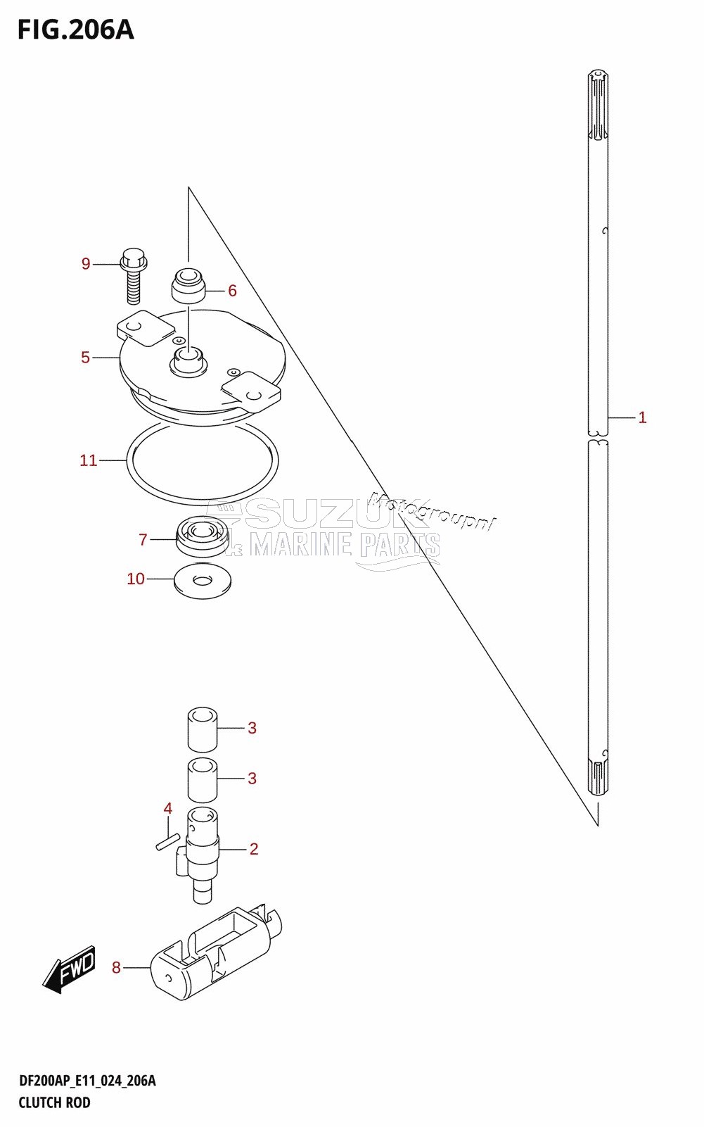 CLUTCH ROD