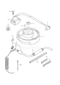 Outboard DF 4 drawing Magneto