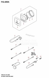 DF100B From 10004F-910001 (E01 E40)  2019 drawing OPT:MULTI FUNCTION GAUGE (DF70ATH,DF90ATH)