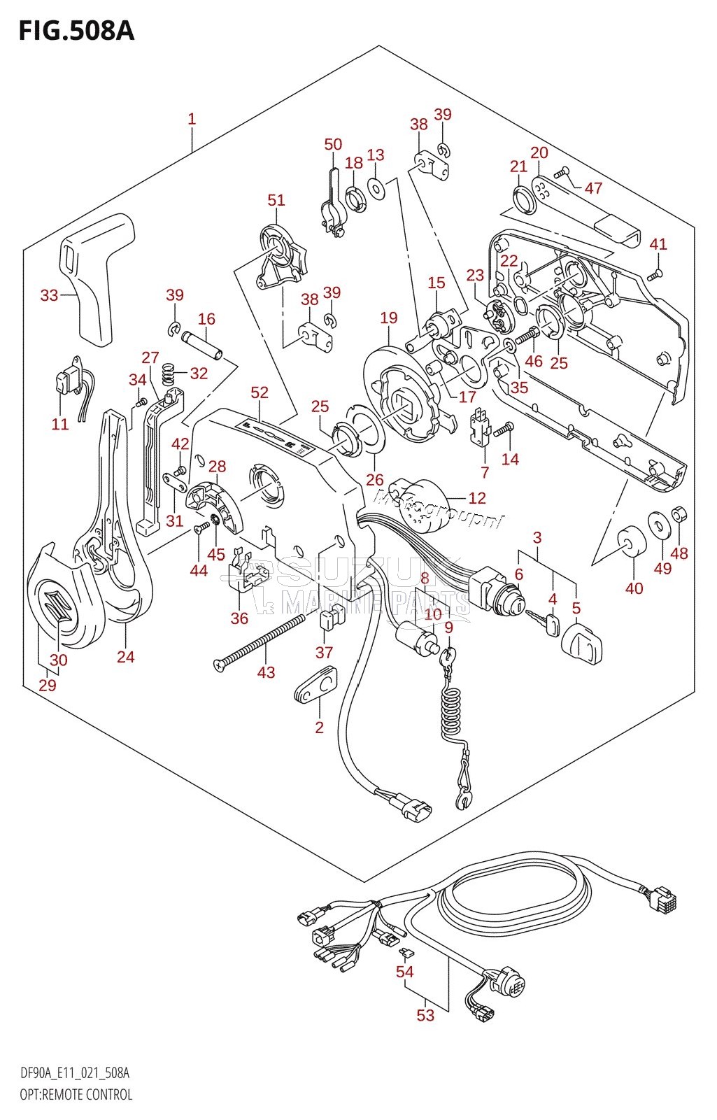 OPT:REMOTE CONTROL ((E01,E40):(DF70A,DF80A,DF90A,DF100B),E11:(DF70A,DF90A))