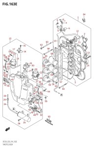 DF225T From 22503F-410001 (E03)  2014 drawing THROTTLE BODY (DF250T:E03)