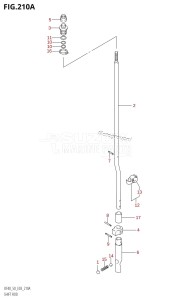 DF50 From 05001F-371001 (E03)  2003 drawing SHIFT ROD