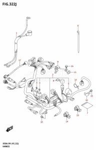 DF9.9B From 00995F-510001 (P01)  2015 drawing HARNESS (DF20AR:P01)