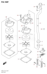 DF50A From 05003F-040001 (E01)  2020 drawing WATER PUMP (DF50AVTH:E01,DF40ASVT)