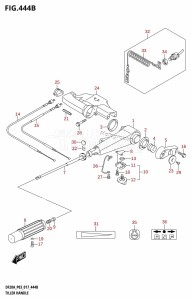 DF20A From 02002F-710001 (P03)  2017 drawing TILLER HANDLE (DF9.9BTH:P03)