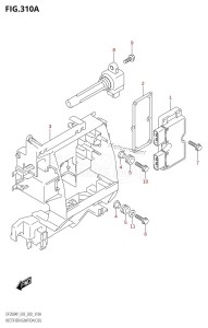 DF150A From 15003F-040001 (E03)  2020 drawing RECTIFIER /​ IGNITION COIL