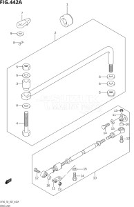 04001F-031001 (2013) 40hp E03-USA (DF40QHY  DF40TY) DF40 drawing DRAG LINK