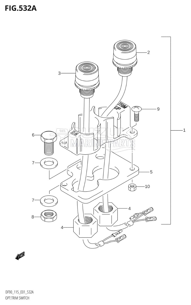 OPT:TRIM SWITCH (K1,K2,K3,K4)