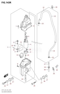 DF175TG From 17502F-610001 (E01 E40)  2016 drawing FUEL VAPOR SEPARATOR (DF175ZG:E01)