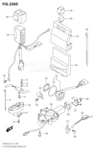 DF250A From 25003P-710001 (E01 E40)  2017 drawing PTT SWITCH /​ ENGINE CONTROL UNIT (DF250A:E40)