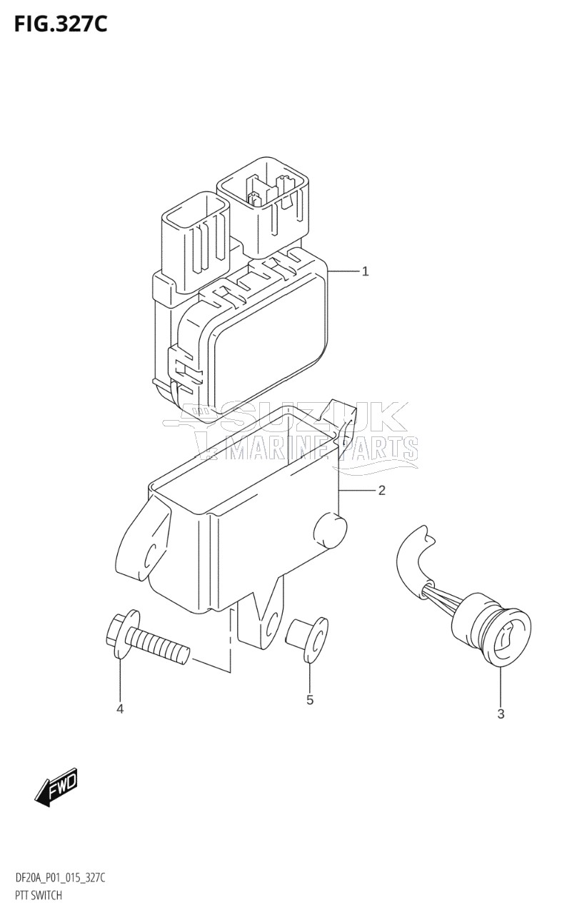 PTT SWITCH (DF20AT:P01)