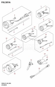 DF225T From 22503F-040001 (E01 E03 E40)  2020 drawing OPT:METER