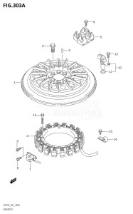 20002Z-110001 (2011) 200hp E01 E40-Gen. Export 1 - Costa Rica (DF200WZ  DF200Z) DF200Z drawing MAGNETO