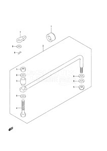 Outboard DF 50A drawing Drag Link