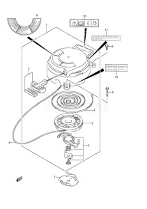 DF 2.5 drawing Recoil Starter