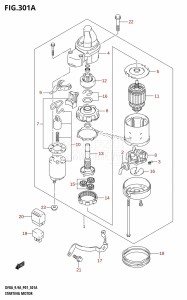 DF9.9A From 00994F-410001 (P01)  2014 drawing STARTING MOTOR