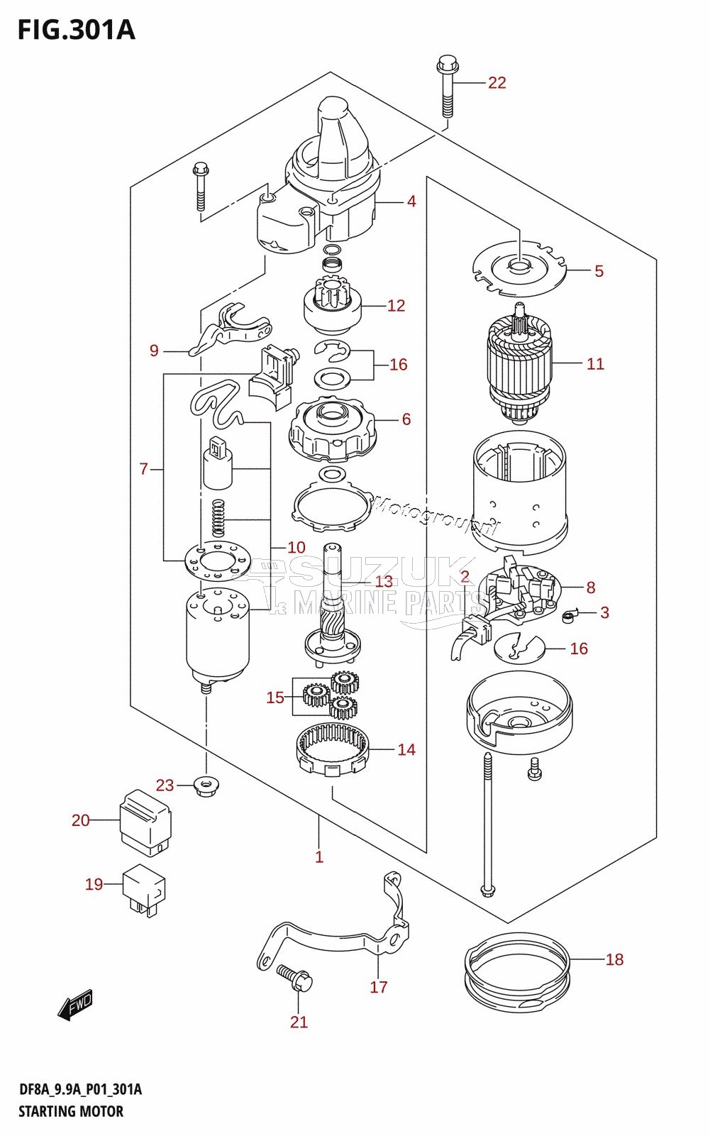 STARTING MOTOR