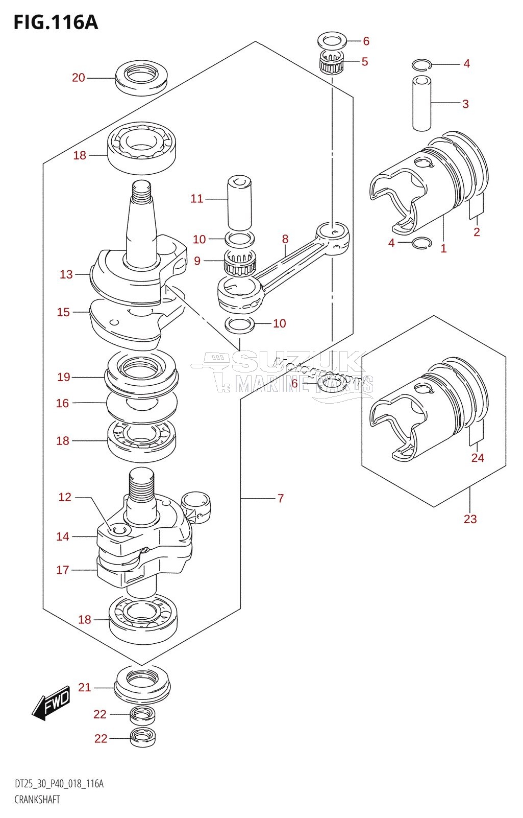 CRANKSHAFT (DT25K)